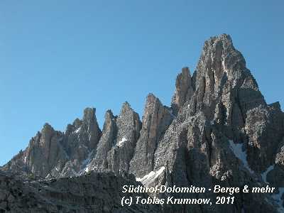 Paternkofel vom Toblinger Riedl